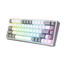 Redragon K631 Castor White - Grey Red Switch Wired Gaming Keyboard image