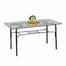 Regal Crescent Metal Dining Table | TDH-203-4-1-66 | image