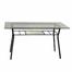 Regal Crystal Metal Dining Table | TDH-201-4-1-66 | ( Classic ) image
