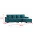 Regal SDC-365-3-1-20 (L SHAPE SOFA SET)-FABRIC-2141 image