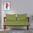 Regal Wooden Double Sofa - Havana - (SDC-351-3-1-20( Fabric - SF-2121) | image
