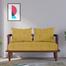 Regal Wooden Double Sofa - Havana - SDC-351-3-1-20( Fabric - SF-2120) image