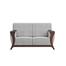 Regal Wooden Double Sofa - Rome SDC-347-3-1-20( Fabric -SF-2123) | image