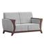 Regal Wooden Double Sofa - Rome SDC-347-3-1-20( Fabric -SF-2123) | image