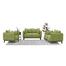 Regal Wooden Single Sofa - Athens - SSC-362-3-1-20( Fabric -SF-2121) | image