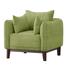 Regal Wooden Single Sofa - Athens - SSC-362-3-1-20( Fabric -SF-2121) | image