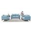 Regal Wooden Single Sofa - Athens -SSC-362-3-1-20 ( Fabric-SF-2119) | image