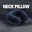 Regular Neck Pillow Navy Blue image