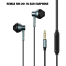 Remax RM-201 Wired Earphone With Mic image