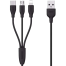 Remax Suda 3 in 1 Fast Charging Cable for Lightning/Micro/Type-C 1M RC-109th image