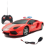 Remote Controlled Rechargeable Super Speed Car For Kids (rc_3d_policecar_a8991_r) image