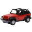 Remote Controlled (rc) Rechargeable Wrangler Model Jeep Toy Car for Kids 1:22 (Jeep_rc_wrangler_b4) Red and Black image