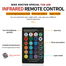 Remote Controller For Waterproof W5W 501 Car Wedge Side Light Bulb 6 SMD 5050 RGB Only Remote 1 Pcs image