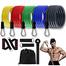 Resistance Bands set, Stackable Exercise Bands with Handles image