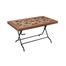 Rfl Caino Dinner Table 6 Seat S/L Print Knot - EB image