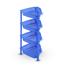 Rfl Corner Rack 4 Step - SM Blue image