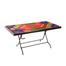 Rfl Deco Table 6 Seat S/L Print Rex - Black image