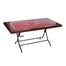 RFL Deco Table 6 Seat S/L Print Rock 1 - Rose Wood image