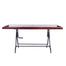 RFL Deco Table 6 Seat S/L Print Rock 1 - Rose Wood image