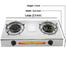 Rfl Double Stainless Steel Gas Stove Lpg (2-04SRB) image
