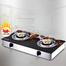 Vision Natural Gas Double Glass Body Gas Stove Chocolate 3d image