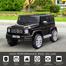 Ride on Car Jeep 12V Electric Truck Kids Battery Powered Remote Control AUX SMT-7188 with painting - Black image