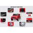 Ride on Car Jeep 12V Electric Truck Kids Battery Powered Remote Control AUX SMT-7188 with painting - Red image