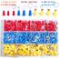 Ring Insulated Electrical Wire Crimp Terminals Connectors Copper Wire Lugs ( Multicolor, 100 pcs Pack) image