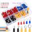 Ring Insulated Electrical Wire Crimp Terminals Connectors Copper Wire Lugs ( Multicolor, 100 pcs Pack) image