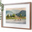 River and Hill Watercolor Painting - (18x15)inches image