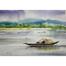 Riverscape Watercolor - (27X20)inches image