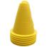 Roller Skate Training Obstacle Cones Marker Yellow - 6 Pcs image