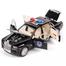 Rolls Royce Public security Diecast Alloy Car Luxurious Simulation police Toy Vehicles Black image