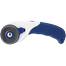 Rotary Cutter With Plastic Needle With 3 Defferent Kinds Of Blades 45mm - Blue White image