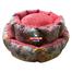 Round Plush Pet Bed Super Soft and Super Warm (S Size) image