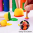 Round Stencil Sponge Dabber with Wooden Handle - 5 Pcs image