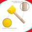 Round Stencil Sponge Dabber with Wooden Handle - 5 Pcs image