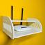 Router Stand – Round Cut New Design-White Colour image