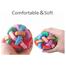 Rubber Dog Toy Ball by with Ring Bell Chew and Bite Dog Interactive Toys image