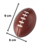 Rugby Ball Squishy Stress Relief Ball 2 Pcs image
