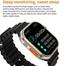 S8 Ultra 4G SIM Supported Android Smart Watch 1GB/16GB – (Body Color-Golden With Double Straps) image