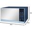 SHARP R-75 MT (S) Micro Oven 25L Grill Silver image