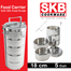 SKB Food Grade Stainless Steel Lunch Box (Food Carrier) 18*5 - Silver image