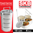 SKB Food Grade Stainless Steel Lunch Box (Food Carrier) - 18*4 image