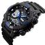 SKMEI 1228 Men's Watch- Black- Blue image
