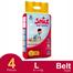 SMS Smile Belt System Baby Diaper (Size-L) (8-14kg) (4Pcs) image