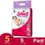 SMS Smile pant System Baby Diaper (Size-S) (-3-6g) (5Pcs) image
