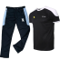 SMUG Stylish Black T shirt and Trouser Set For men - Soft and Comfortable image