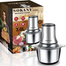 SOKANY LB7005A Mini Wonder Chopper Dual Speed 3.0L Large Capacity Stainless Steel Bowl Multifunctional Blender and Chopper image