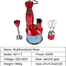 SOKANY SM 5011-7 7 in 1 700Watt Kitchen Multifuntional Blender and Mixer Juicer, Food Cutter, Meat Grinder, Food Processor, Kitchen Small Appliance Combination Set image